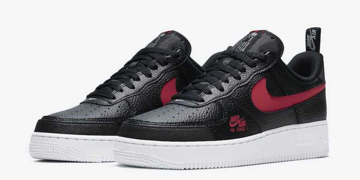 Nike Air Force 1 Low LV8 Utility Black University Red White