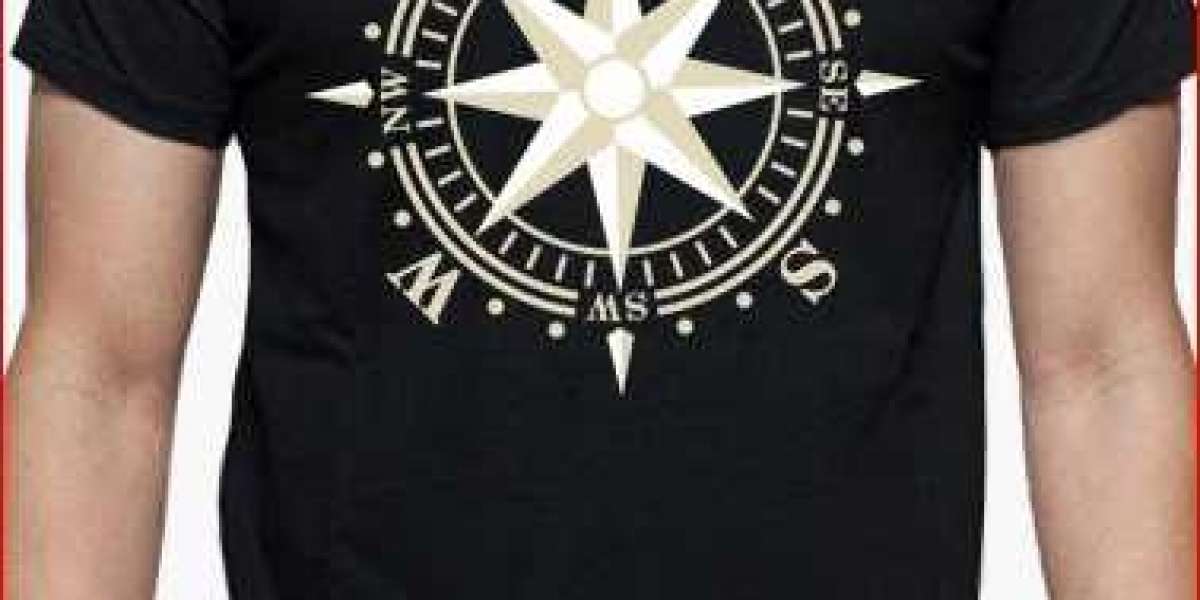 T-shirt WIND ROSE Personalizzare Fronte Disegno T-shirt WIND ROSE