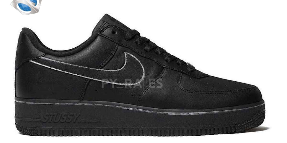 Stussy x Nike Air Force 1 Low Black Will Release Holiday 2020