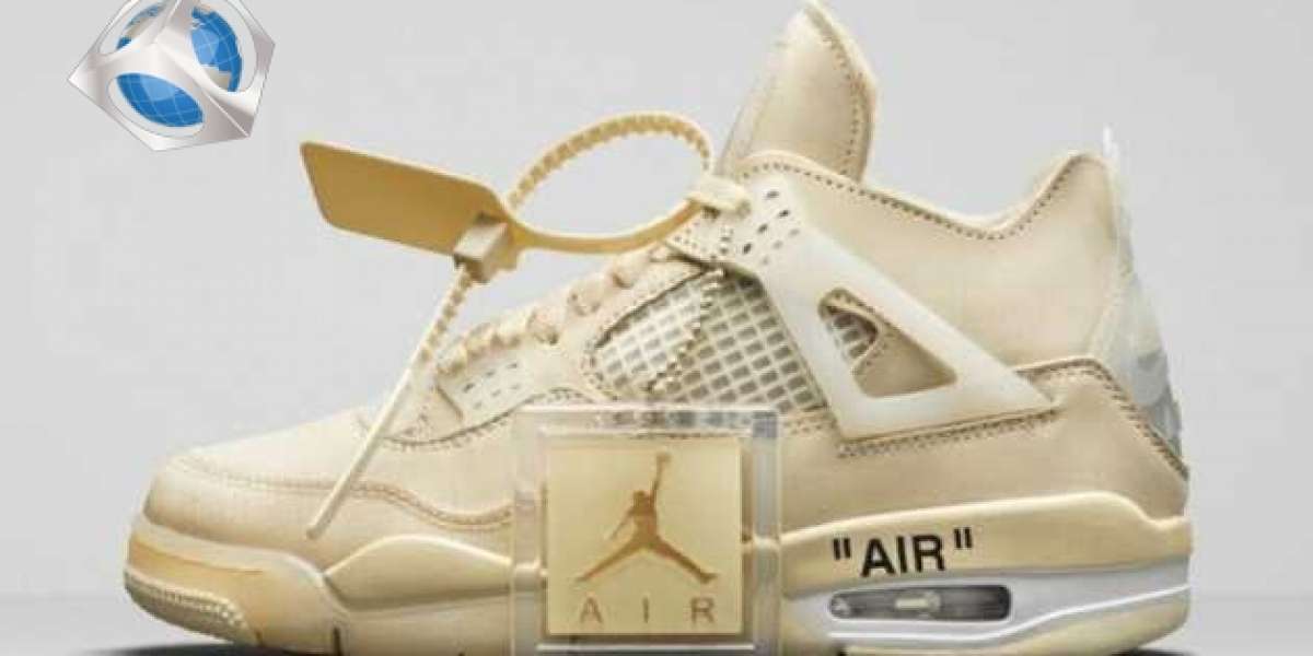 Do you also want to bring a pair of Off-White x Air Jordan 4 "Sail" to support public welfare?