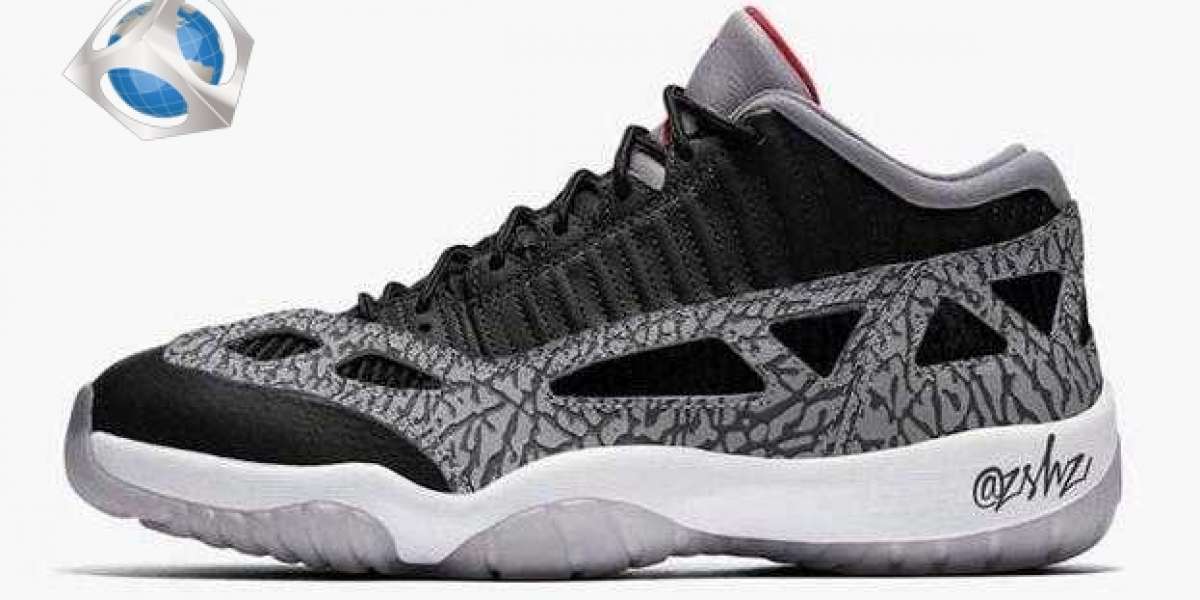 Where to buy Air Jordan 11 Low IE Black Cement ?