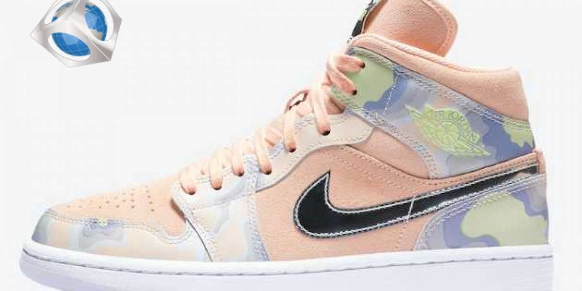 Air Jordan 1 Mid SE WMNS “P(Her)spective” Washed Coral/Chrome-Light Whistle 2020 CW6008-600 For Sale Online