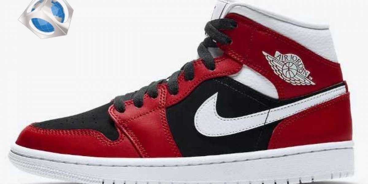 The New Air Jordan 1 Mid Red White Black BQ6472-601 Is Coming Soon!