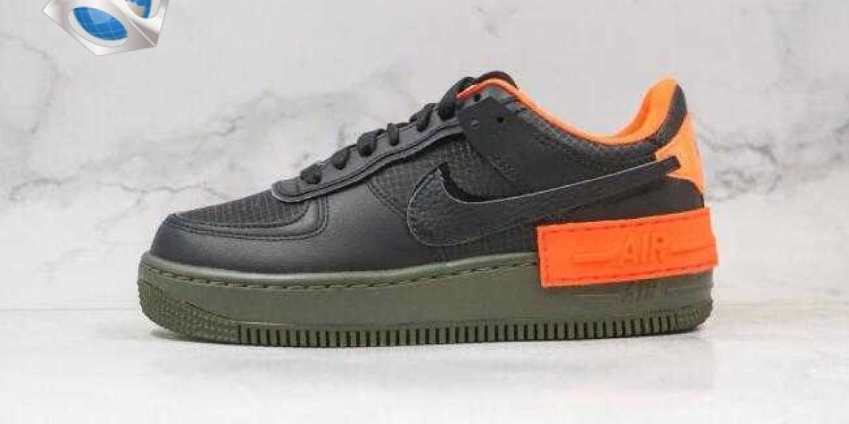 2020 Cheap Nike Air Force 1 Shadow Black Orange for Sale