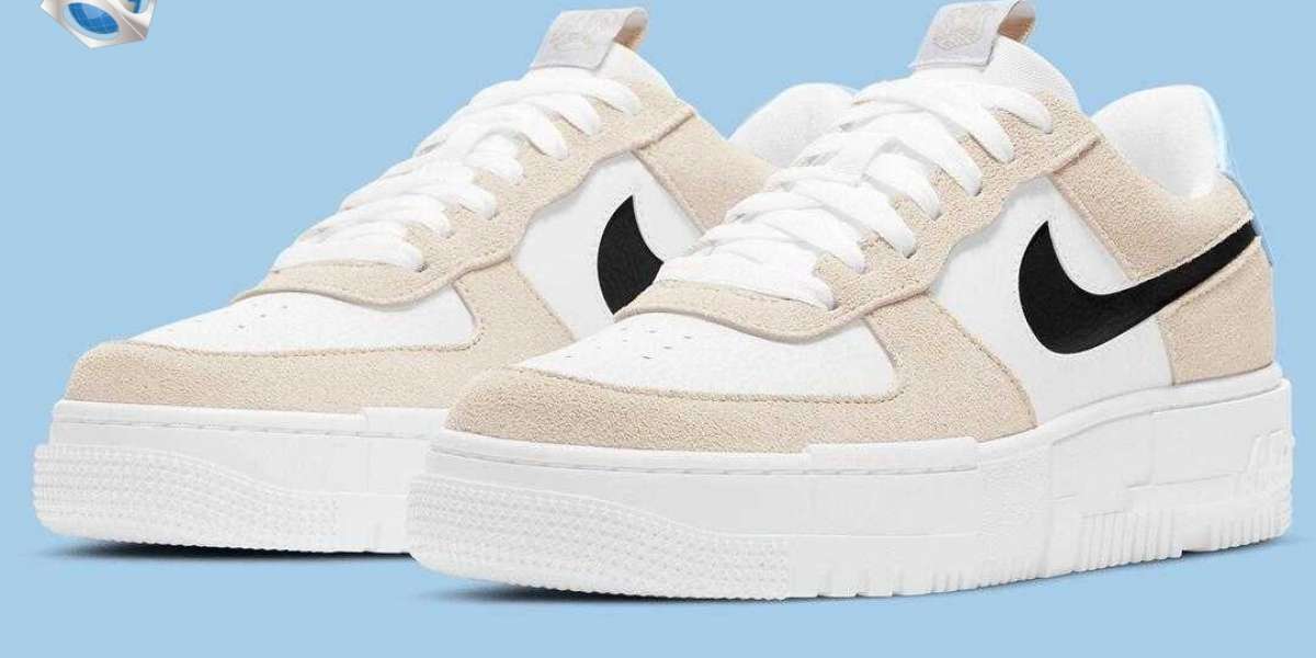 Nike Air Force 1 Pixel Desert Sand Dark Cinder for Sale
