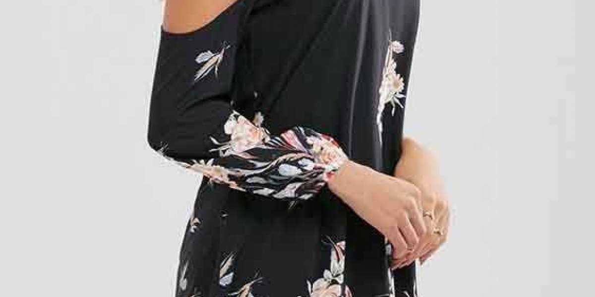 Long Sleeve Geometrical Floral Print Bathing Suit Cover Ups
