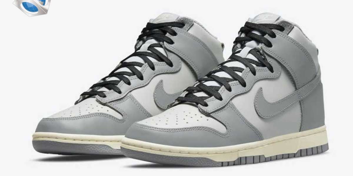 Nike Dunk High Grey White DD1869-001 The most classic smoky gray!