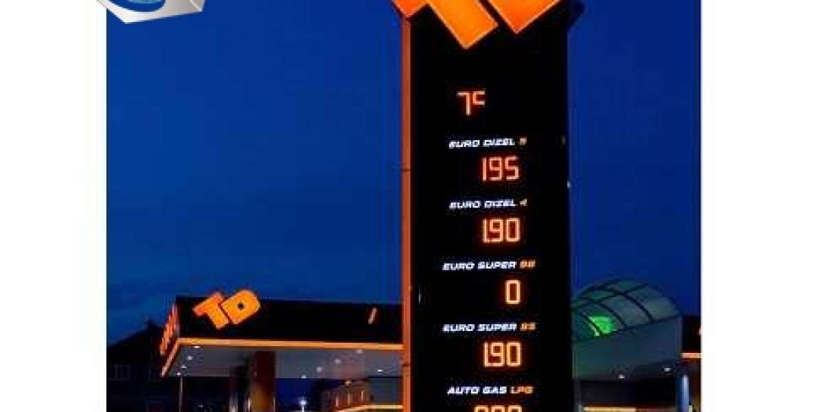 Gas Station Petrol Price Display