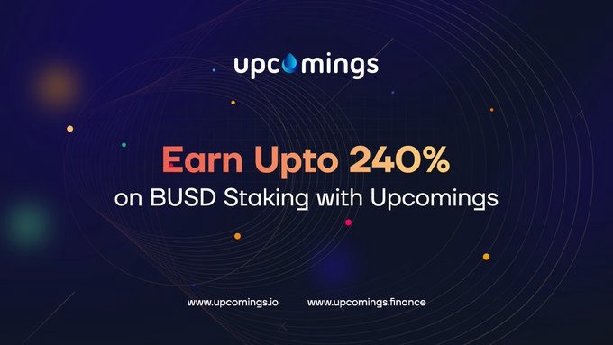 Get ahead of the curve and stake with #UpcomingsDAO - Upcomings DAO - Medium