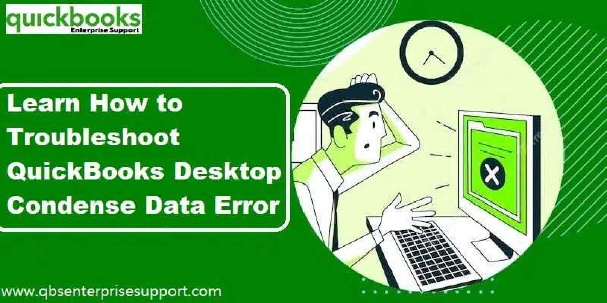 Fix QuickBooks Condense Data Error