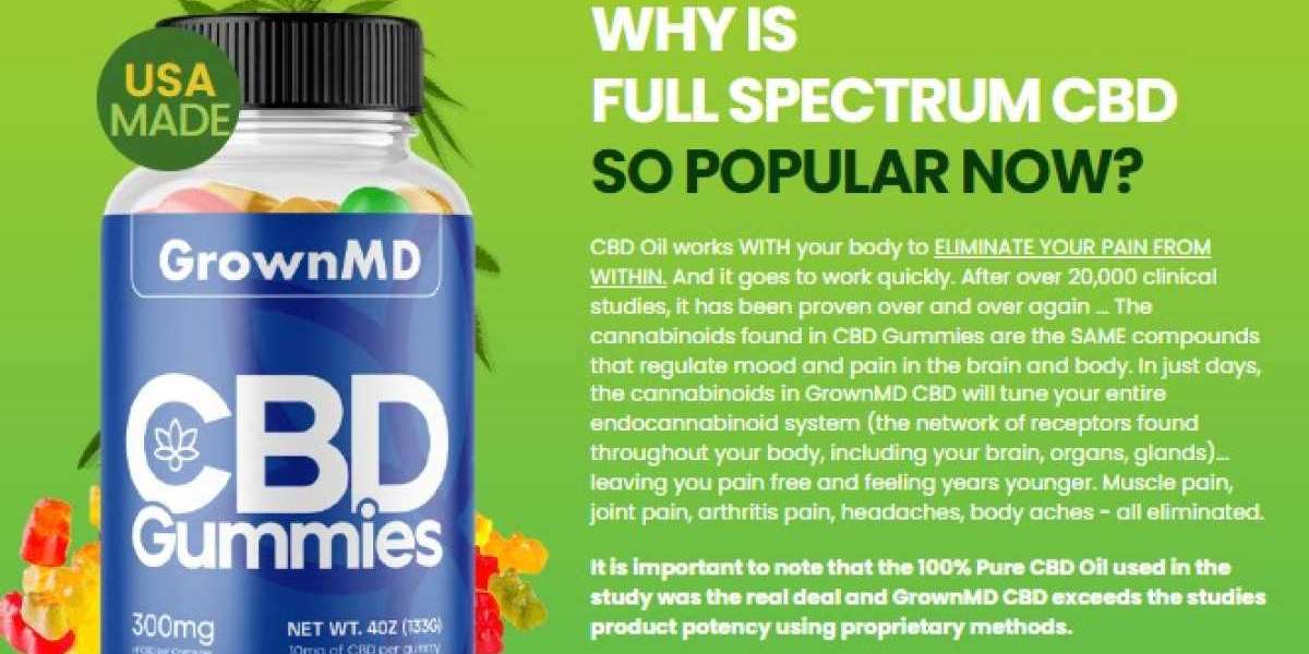 This GrownMD CBD Gummies supplement is 100% got and best for you