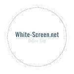 White Screen Profile Picture