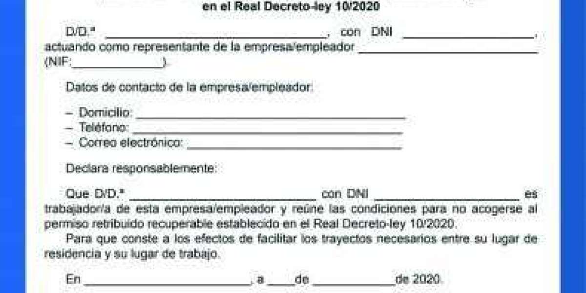 Declaracion responsable en Sevilla.