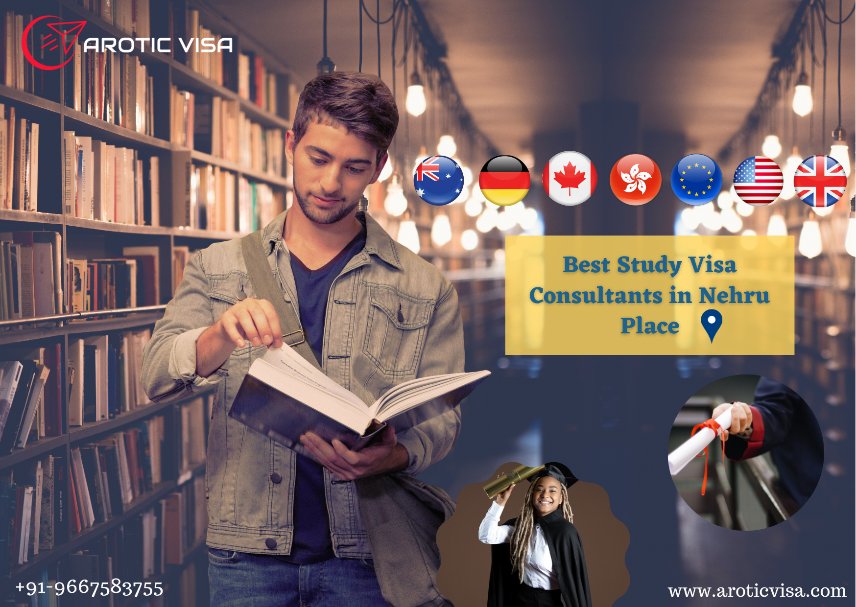 Best Study Visa Consultants in Nehru Place, Delhi