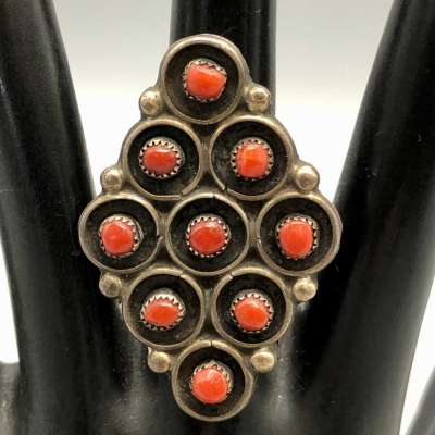 1940s Era Coral Cluster Ring Profile Picture