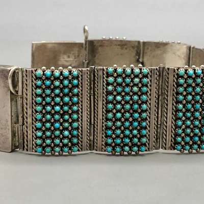 Super Vintage Dot / Snake Eye Zuni Bracelet Profile Picture