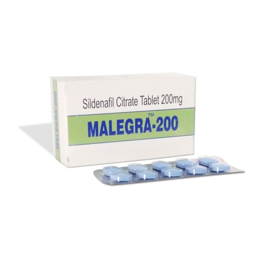 Malegra 200 Mg (Sildenafil Citrate) Tablets | Best Offer