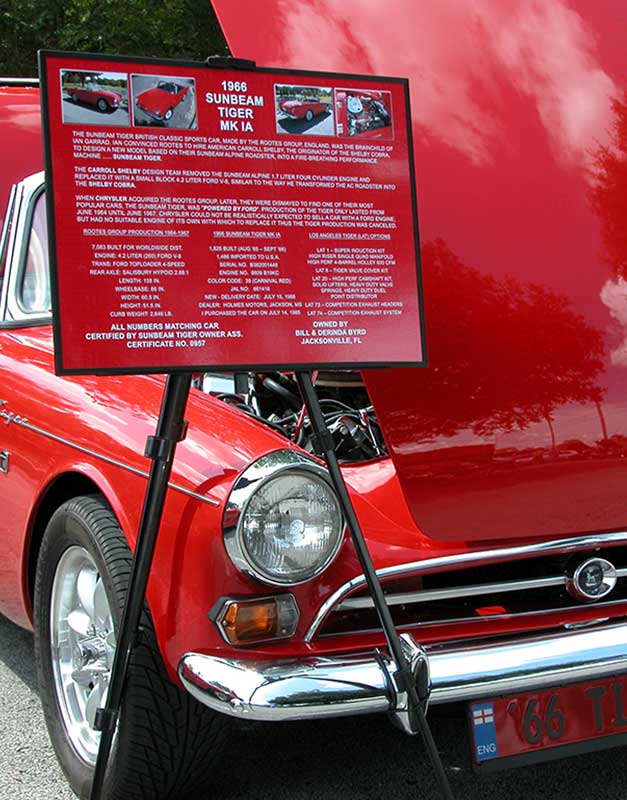 Car Show Display Ideas - Some simple tips for your car show displays