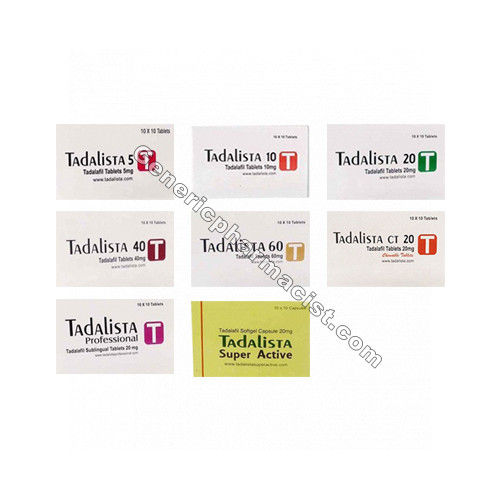 Buy Tadalista® Dosage Online | Tadalafil 20 | Free Shipping