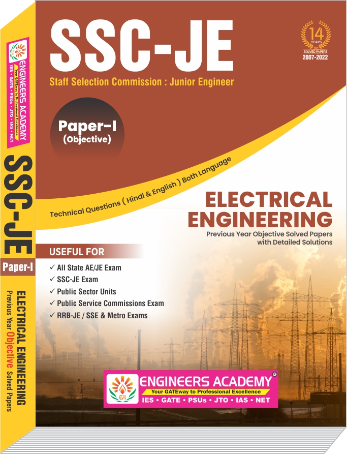 The Best Previous Year Solved Papers Book for SSC JE Electrical Engineering?