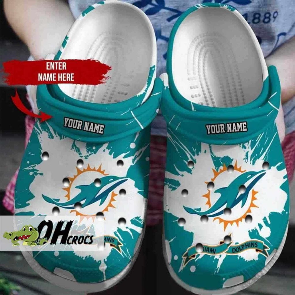 About – Miami Dolphins Crocs – Medium