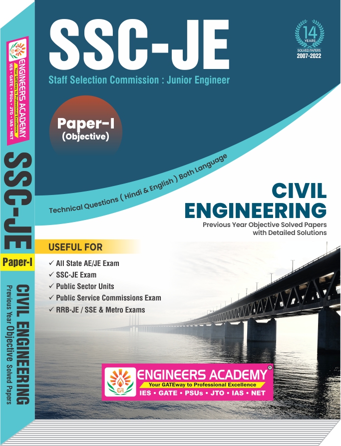 The Best Previous Year Solved Papers Book for SSC JE Civil Engineering?