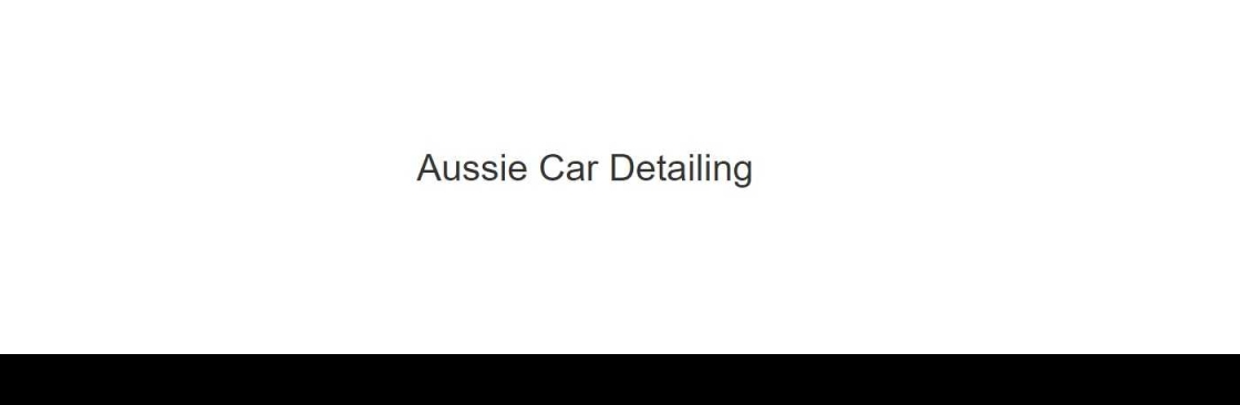 Aussie Mobile Car Detailing Victoria Cover Image