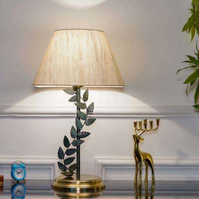 Bellis Metal Table Lamp With Printed Linen Shade Profile Picture