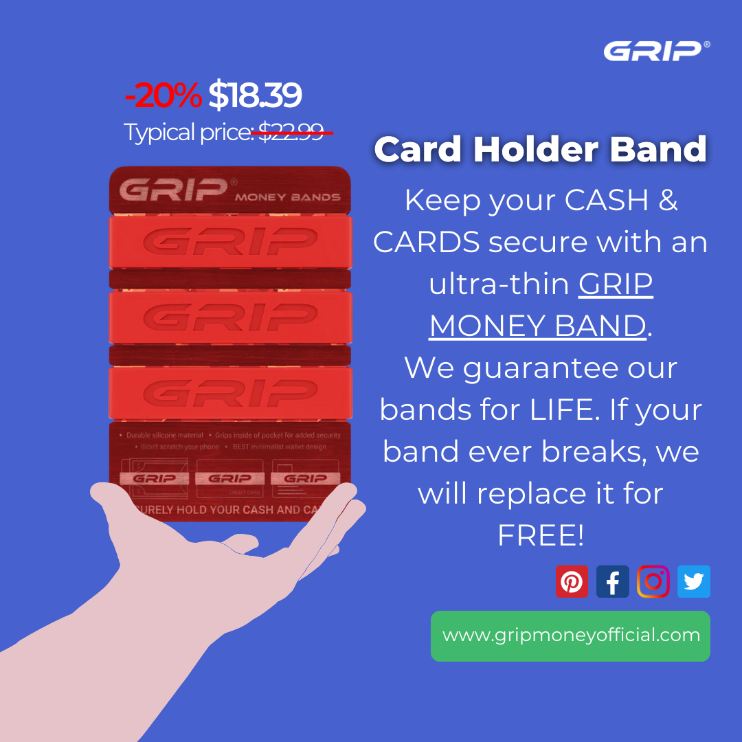 Card Holder Band to Keep Your Cards and Money | Grip Money Official | by Grip Money Official | Jan, 2024 | Medium