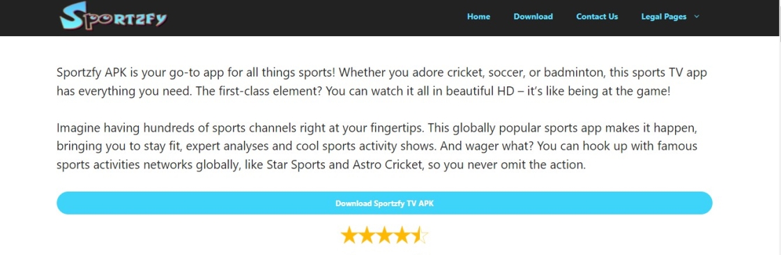 SportzfyTv APK Cover Image